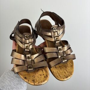 Relativity Bronze Brown Strappy Beach Sandals Summer